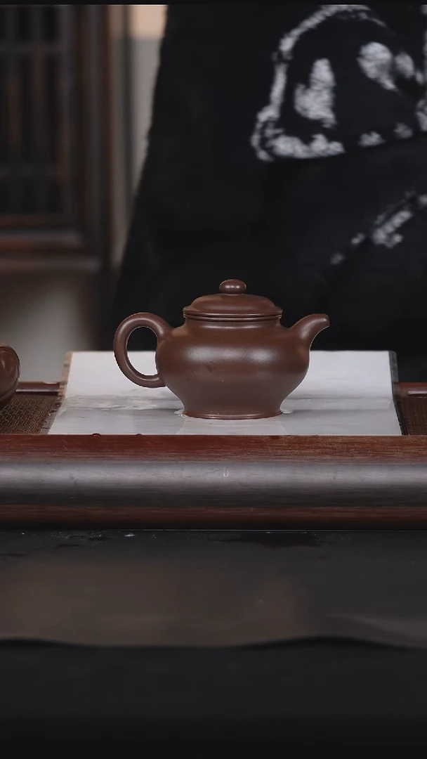 【闪购商品】紫砂茶壶25老紫泥掇只230全