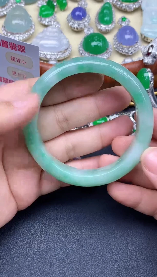未镶嵌手镯翡翠544-中国好珍宝