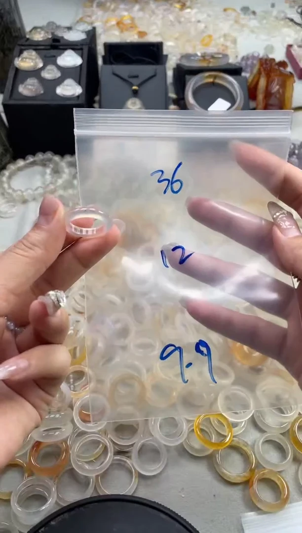 未镶嵌戒指玛瑙/玉髓36