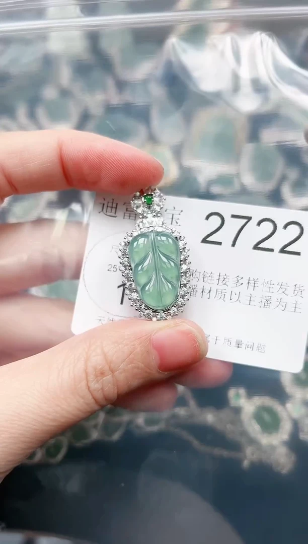【闪购商品】翡翠颈饰未镶嵌2722赠皮绳