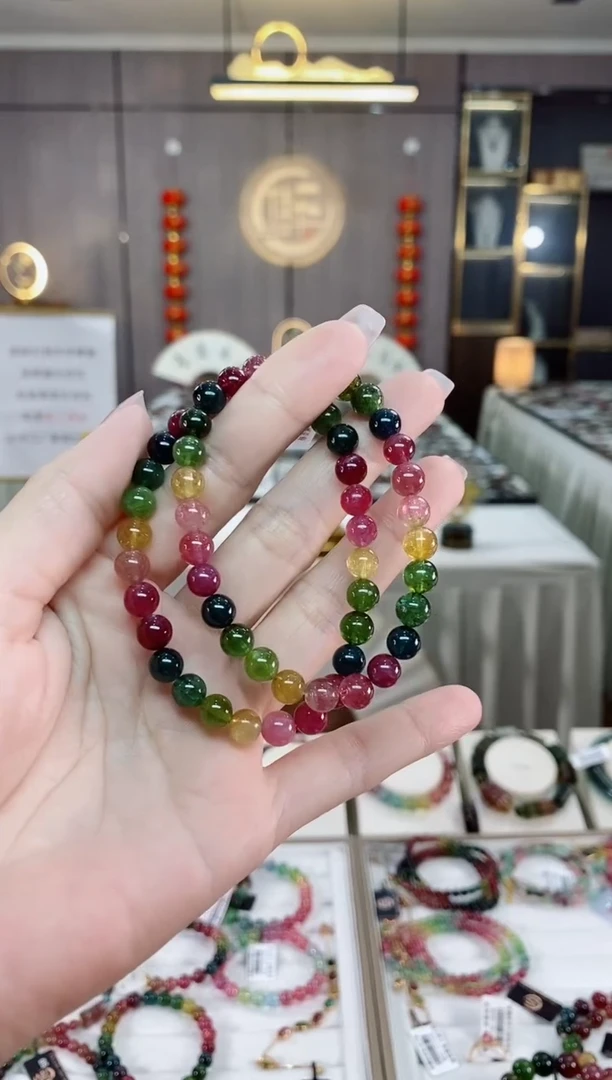 【闪购商品】碧玺单圈手串6mm+未镶嵌（多样性发一条）hon