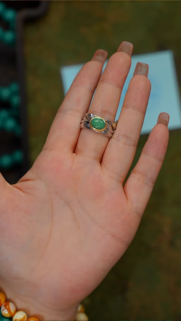 未镶嵌绿松石珠宝奇石B009