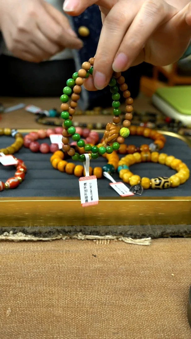 老山檀手串双圈茶道佩零