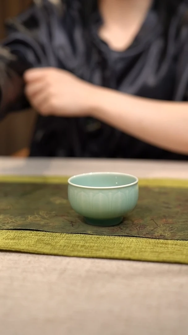 摆件汤****生龙泉青瓷 大业有成系列 禅定杯