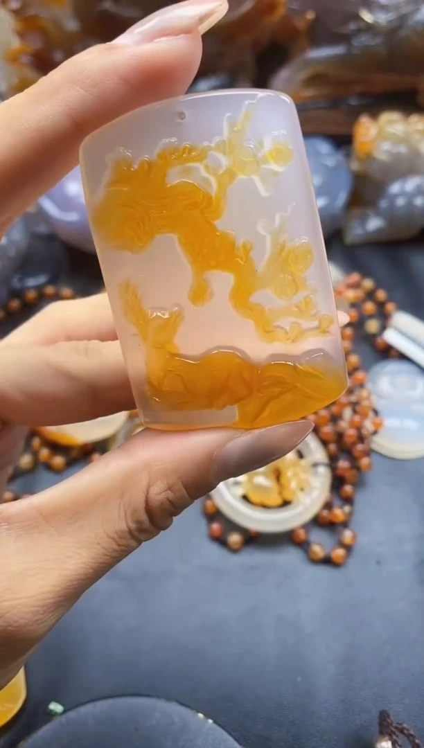 玛瑙/玉髓颈饰未镶嵌ll