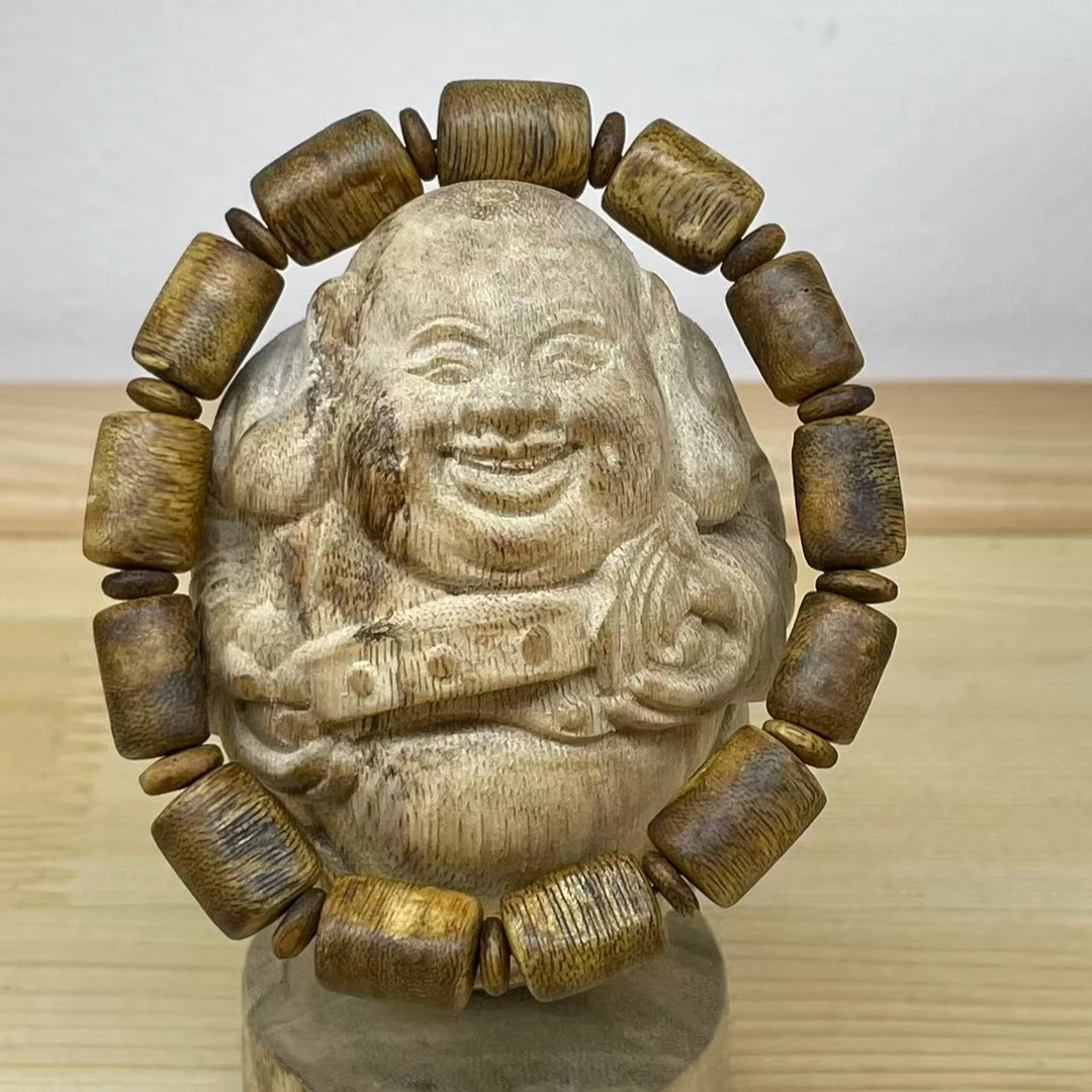 沉香10mm*单圈 海南 奇楠 随型珠 留疤款设计手串 多样性发其一