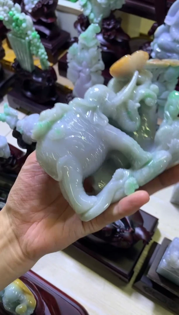 未镶嵌摆件翡翠用****3翡翠摆件