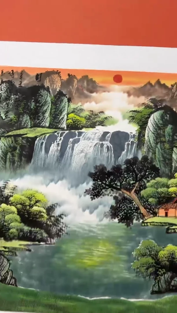 国画李福军老师山水国画作品