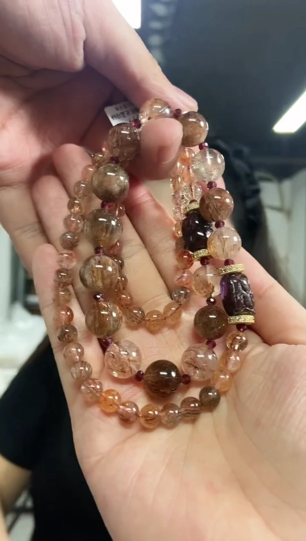 【闪购商品】水晶项链未镶嵌多样性发其一颜色微差