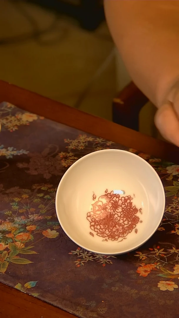 杯手工手绘杯杯很美丽
