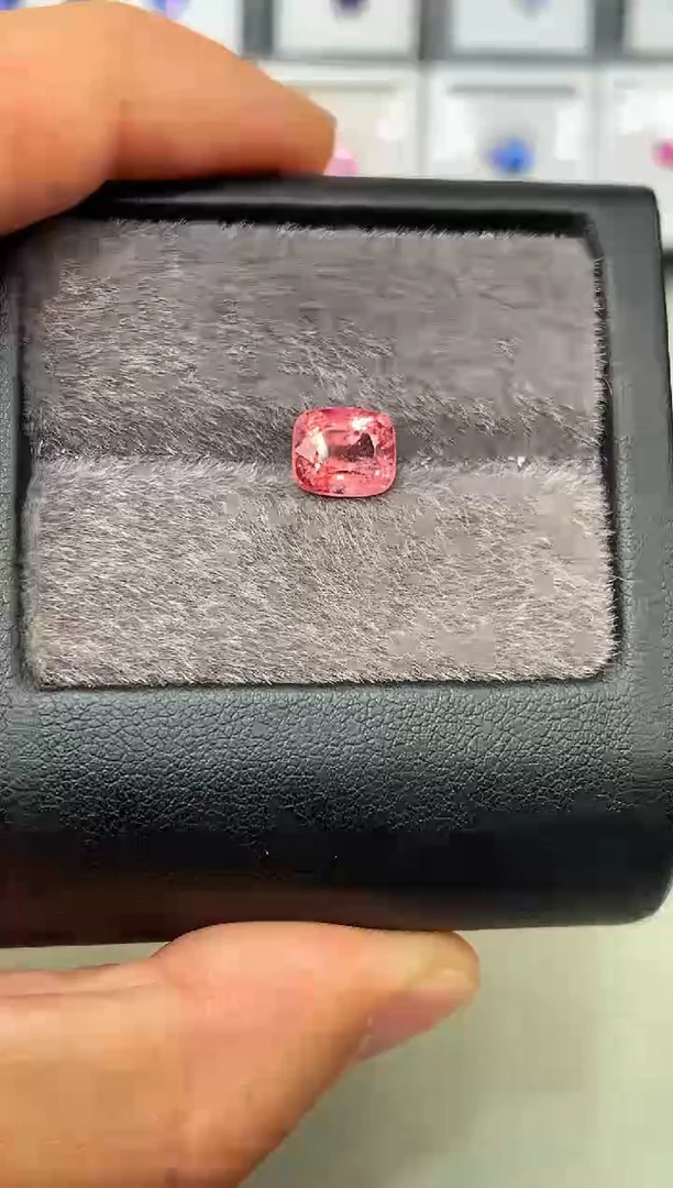 【闪购商品】定制尖晶石裸石未镶嵌枕型 帕帕色调尖晶石 2.34ct