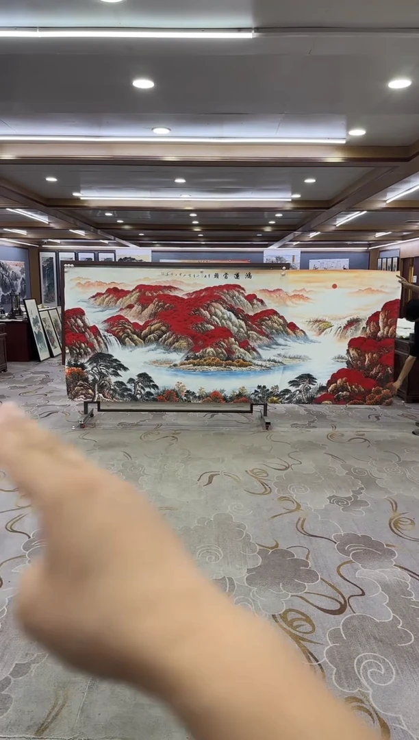 绘画绘画Y-刘雪红-大丈二-山水画