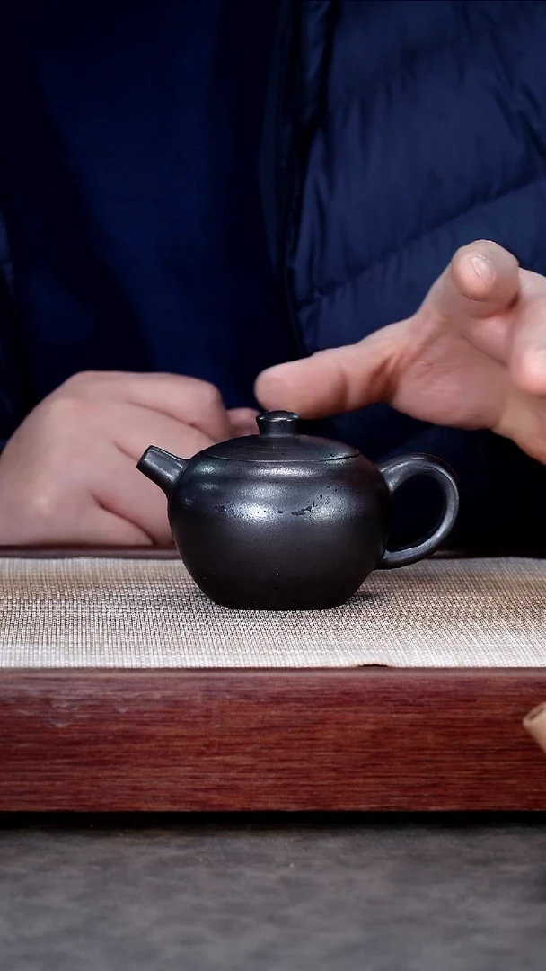茶壶紫砂宜兴紫砂茶壶约160cc@@CH04926