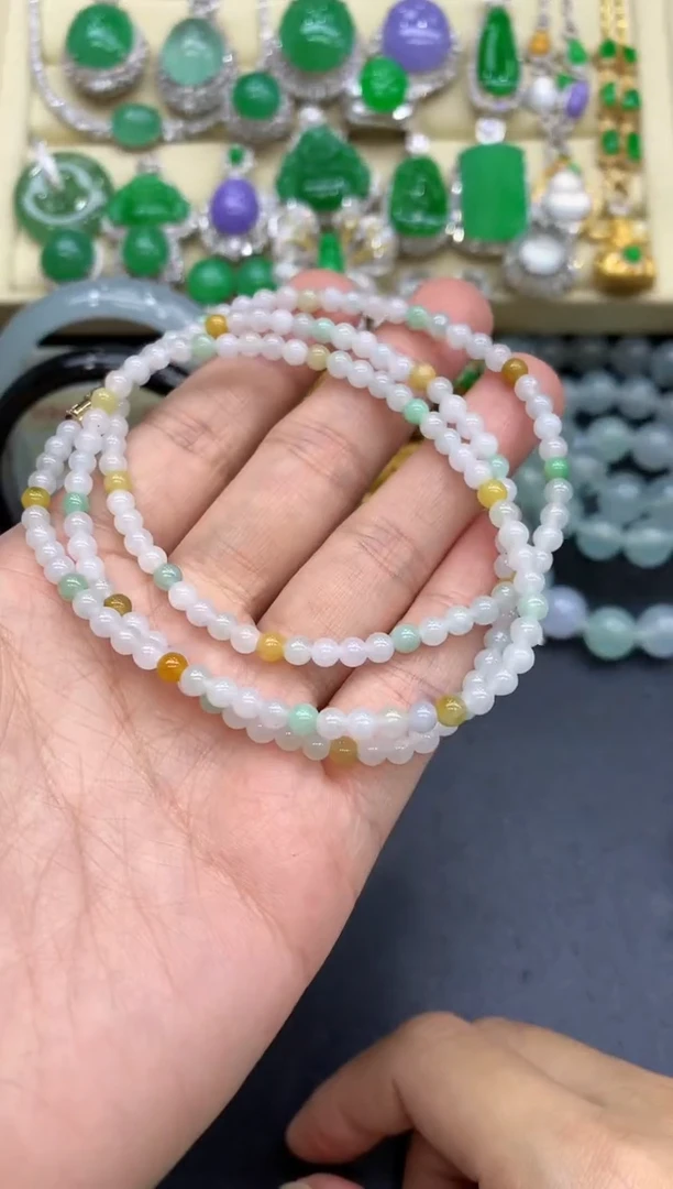 颈饰未镶嵌翡翠187-中国好珍宝