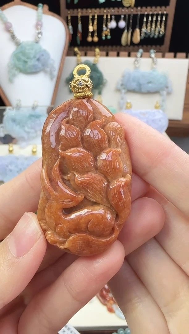 颈饰未镶嵌翡翠国风翡翠