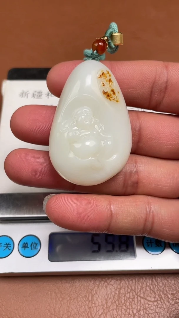 颈饰未镶嵌和田玉BL11.6多样性拍一发一7