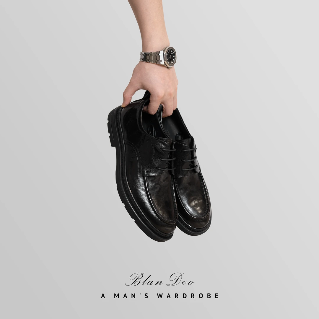 （秋款）BLANDOO “商务英伦” 男士时尚百搭休闲皮鞋0813
