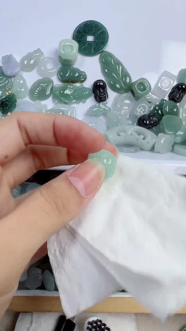 散珠翡翠411号链接，A货翡翠