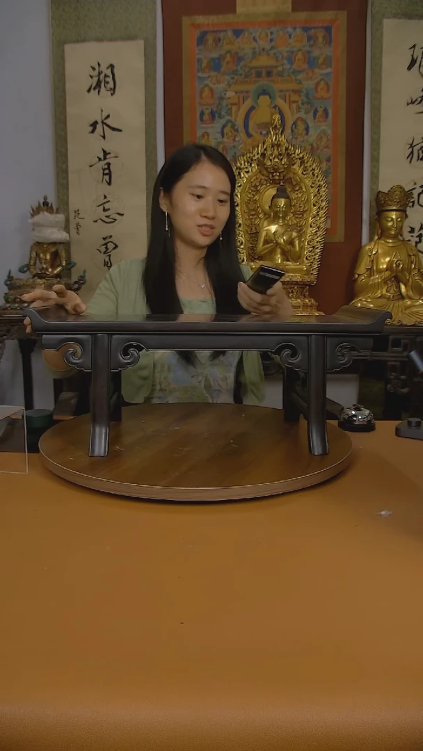 铜江*云木台摆件文玩收藏