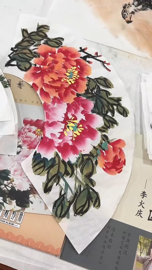 国画李火庆/国画/花鸟