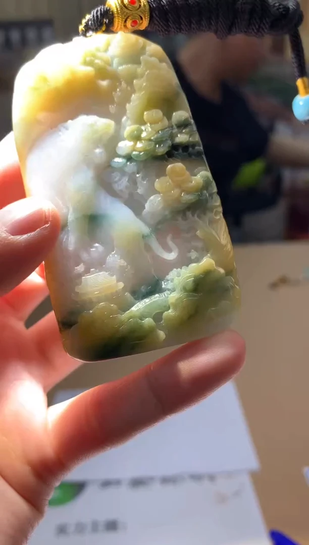 未镶嵌定制翡翠风*翡翠挂件 多样性发一件