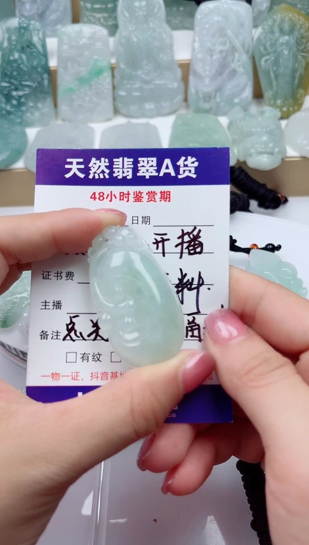 颈饰未镶嵌翡翠