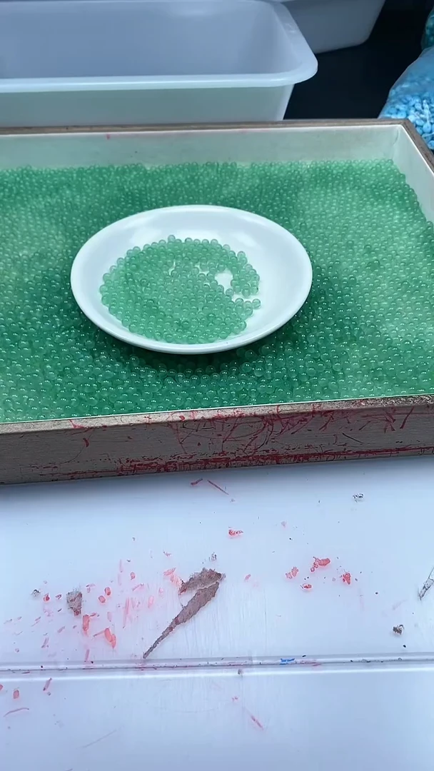 【闪购商品】玛瑙/玉髓颈饰未镶嵌w755冰晴绿4mm*100颗