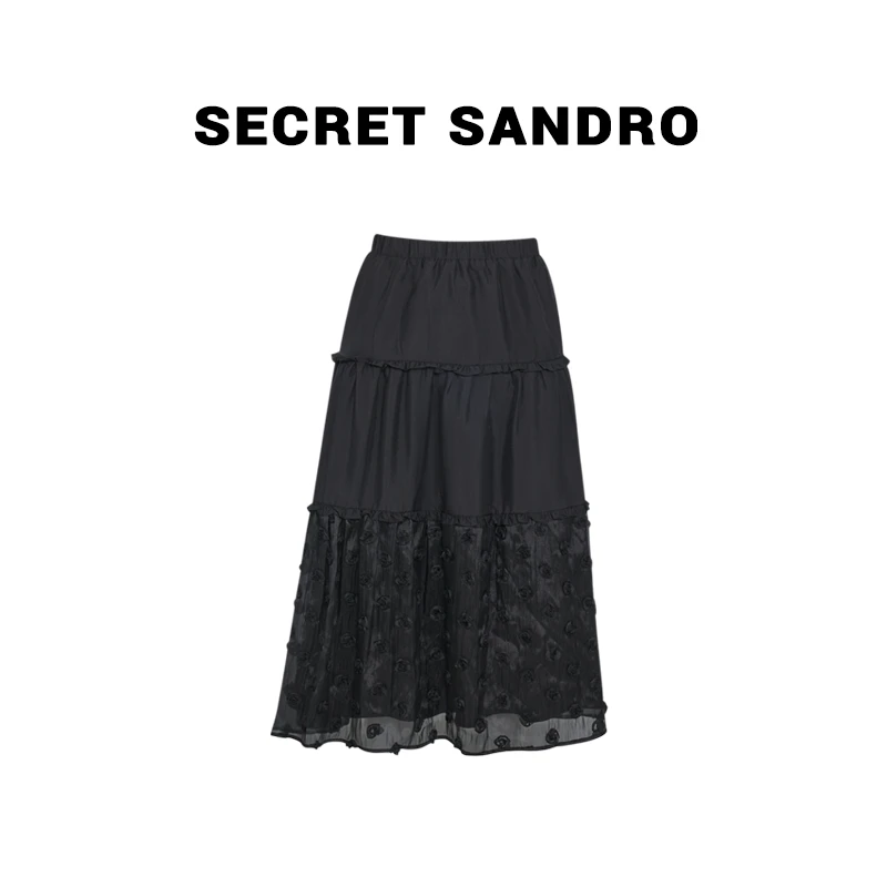 【Secret Sandro】鸥小柒 腰裙 B55221135Q