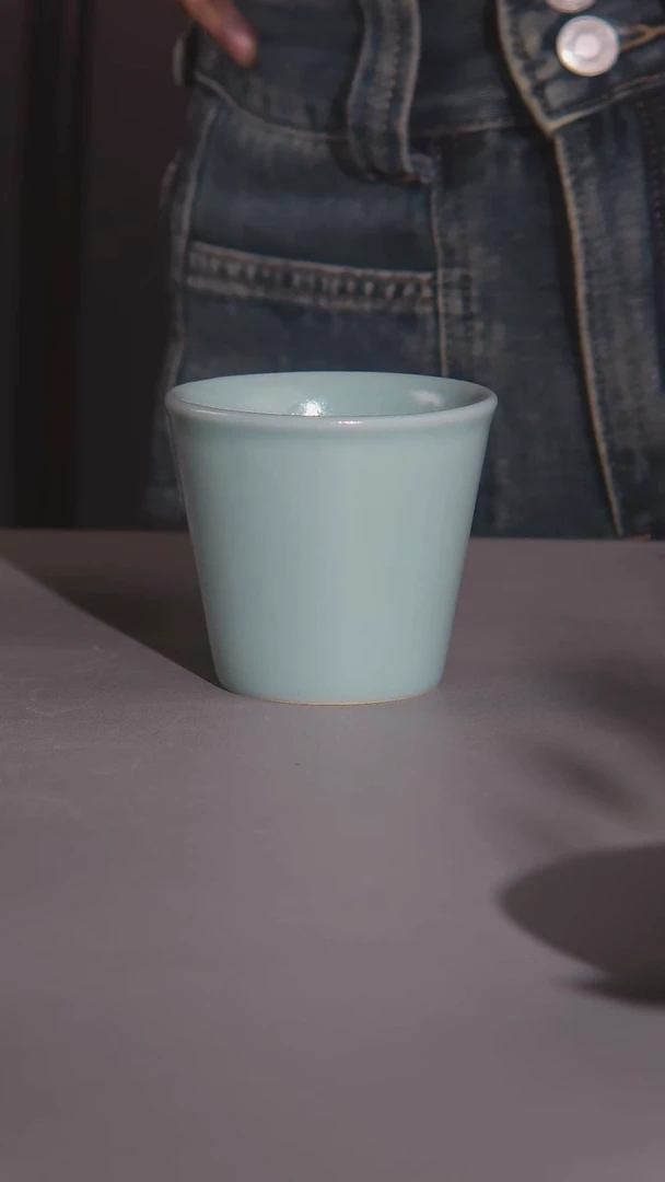 529汝窑主人杯茶杯茶器茶具