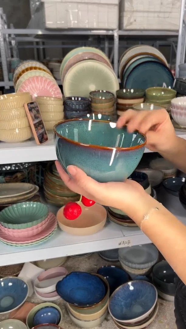 陶瓷外贸尾货瑕疵满20包邮X2米饭碗