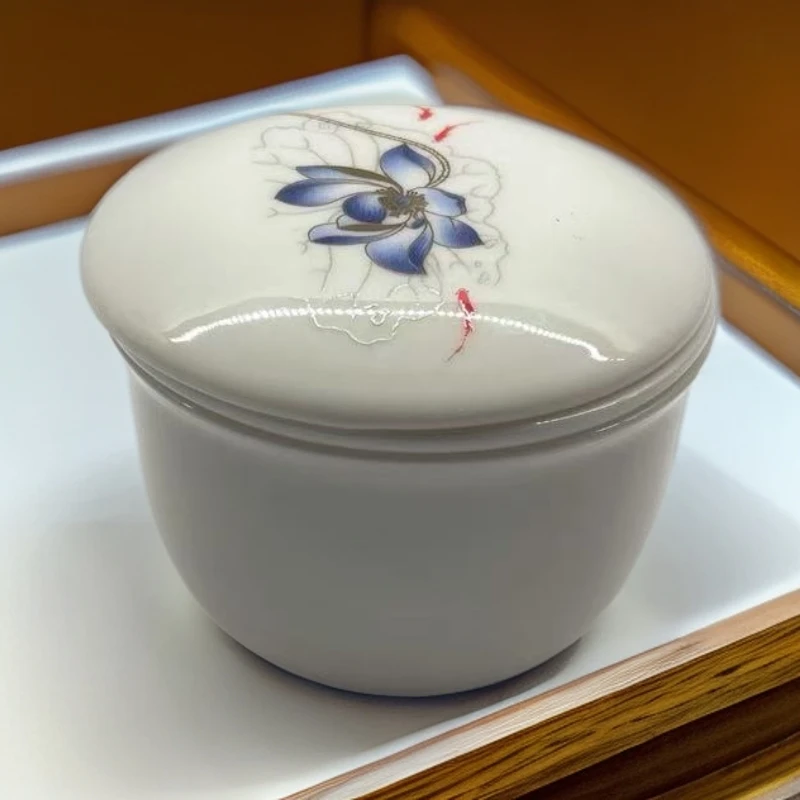 荷塘月色一人饮快客杯配刺绣包1733茶具