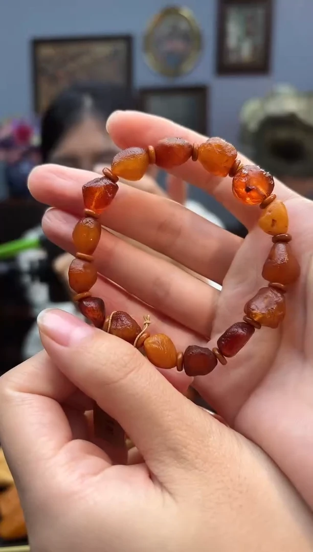 手串琥珀未镶嵌手串