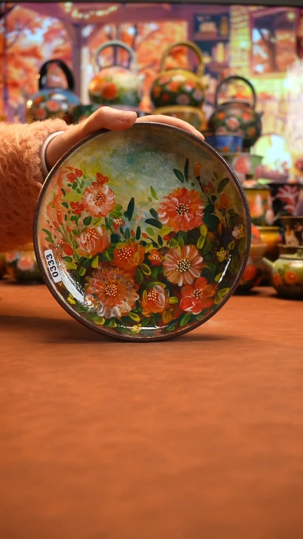 油画   釉下彩   盘