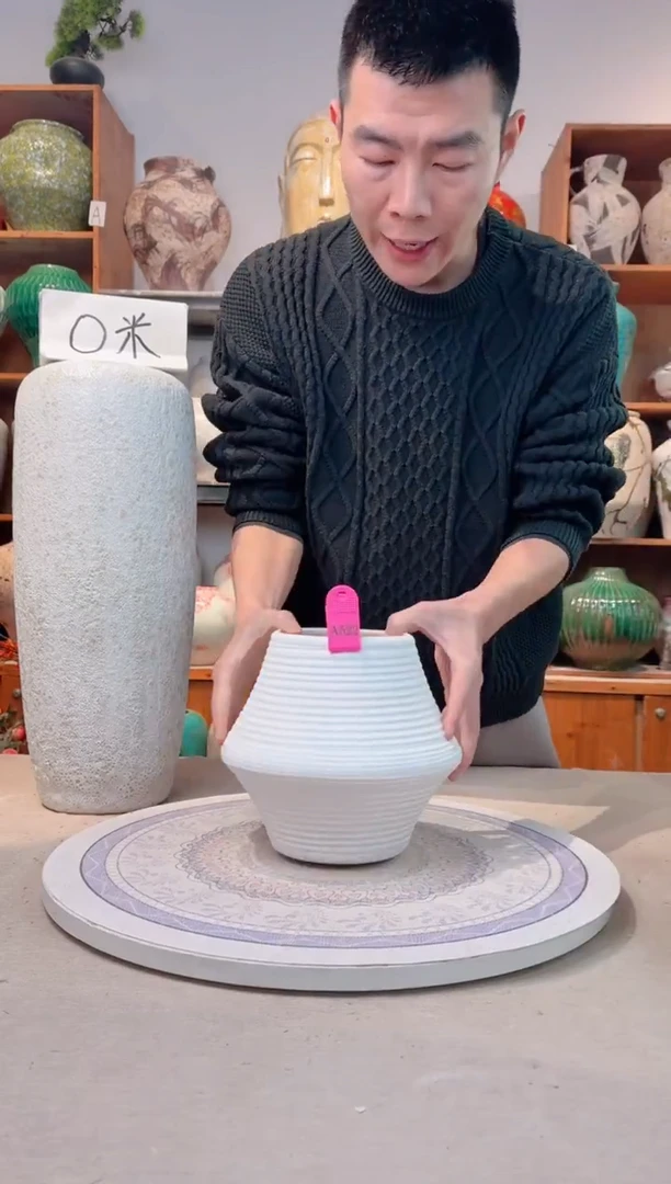 瓶陶瓷花瓶 无花  福利 不能装水 a522