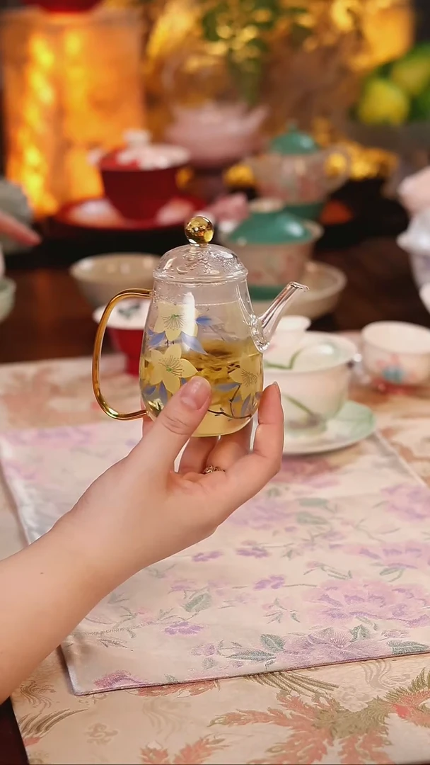 丹翠百合茶壶 哈哈哈