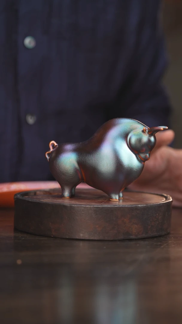 【闪购商品】杯17柴房陶瓷丨窑宝牛