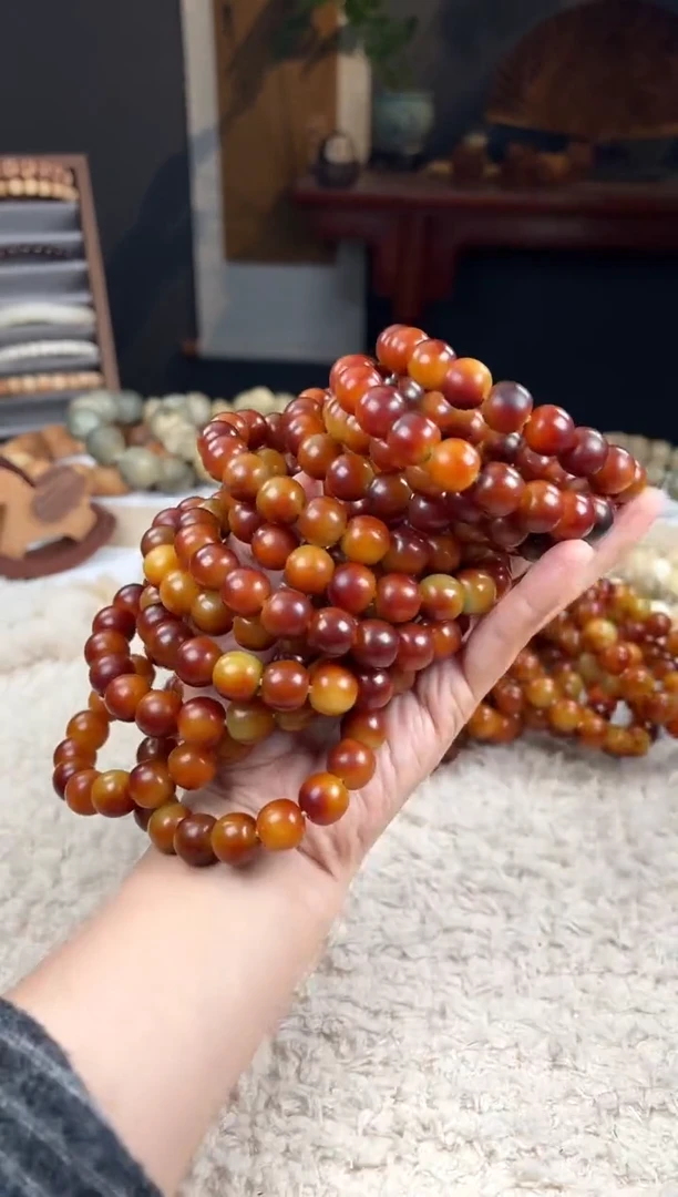 【闪购商品】菩提根/象牙果手串13糖壳（321）