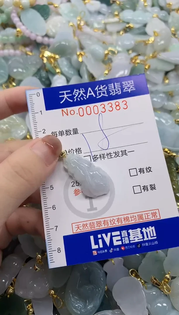 颈饰未镶嵌翡翠天然A货翡翠