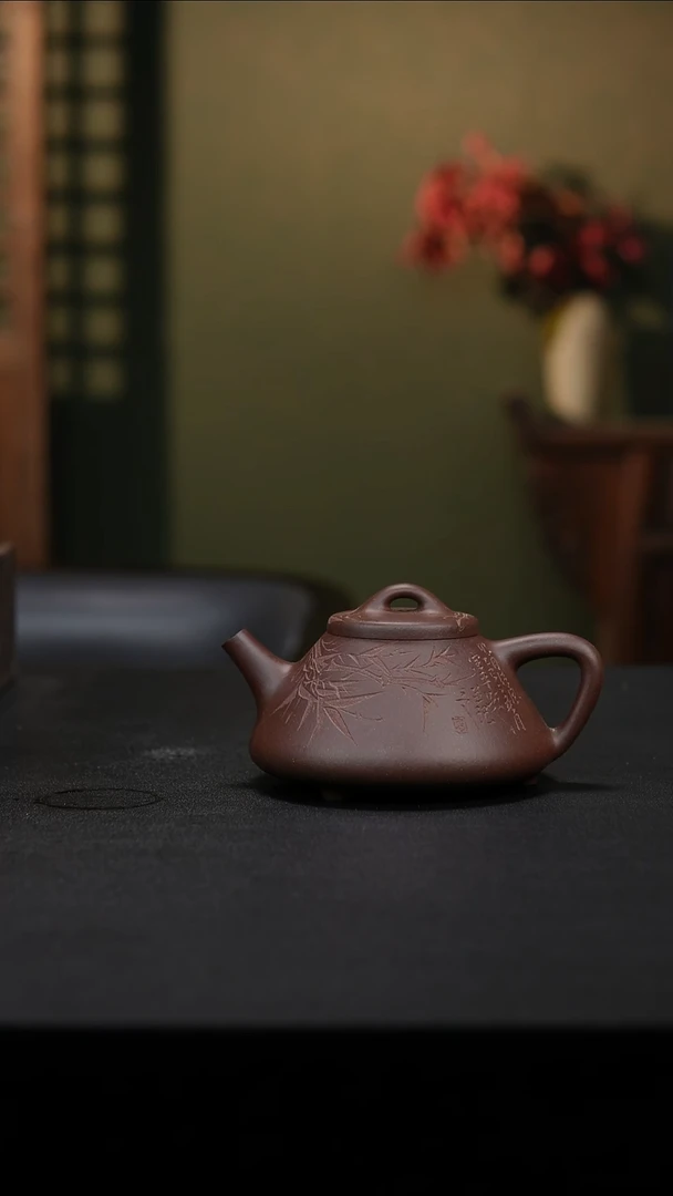 茶壶紫砂?****️子冶石瓢199cc左右4底泥料原矿无添加