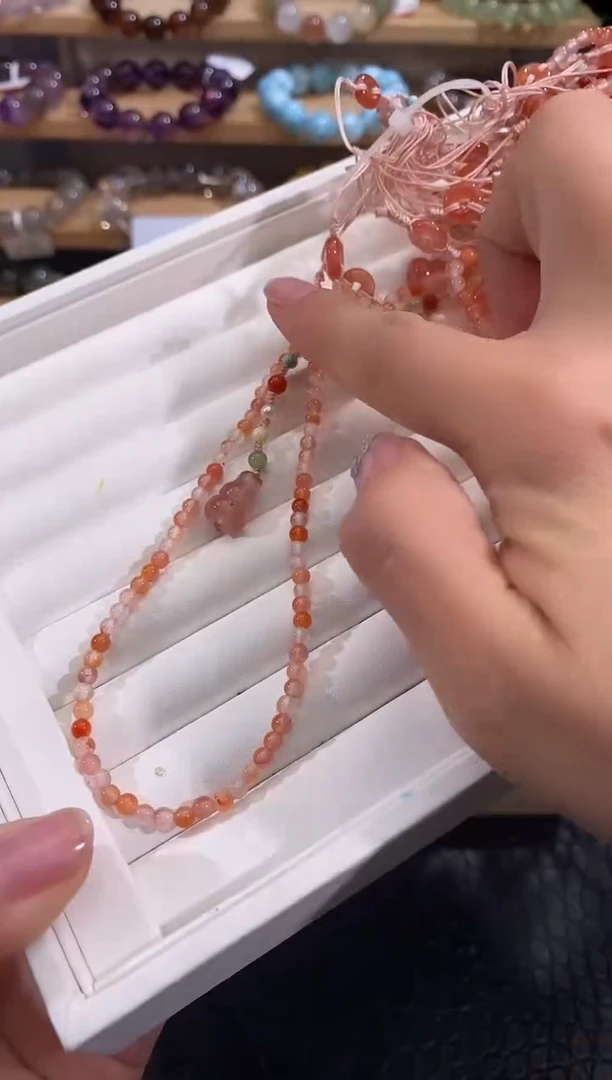 水晶手链未镶嵌南红葫芦手机链多样性发一