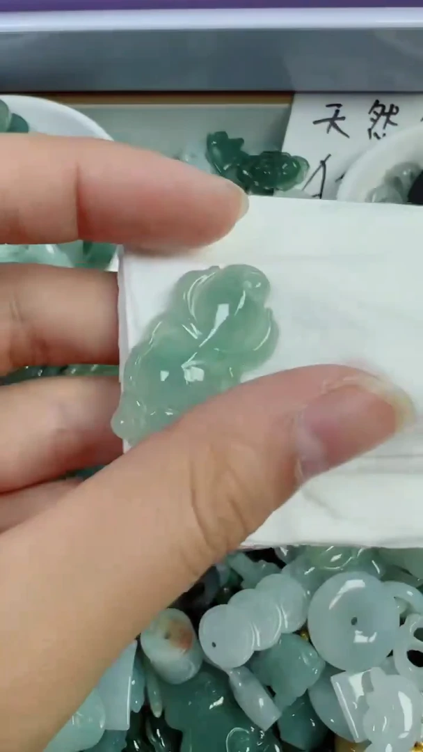 散珠翡翠466号链接，A货翡翠