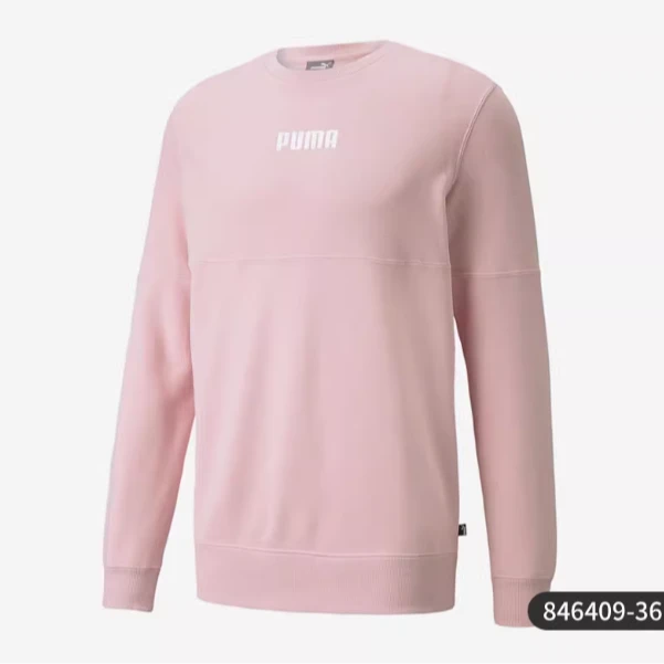PUMA/彪马【大仓】正品新款男子简约时尚长袖套头运动卫衣846409-36