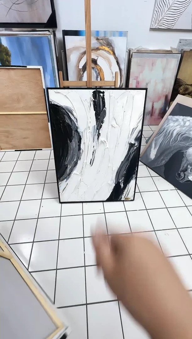 168现代艺术装饰画油画75cm*100cm