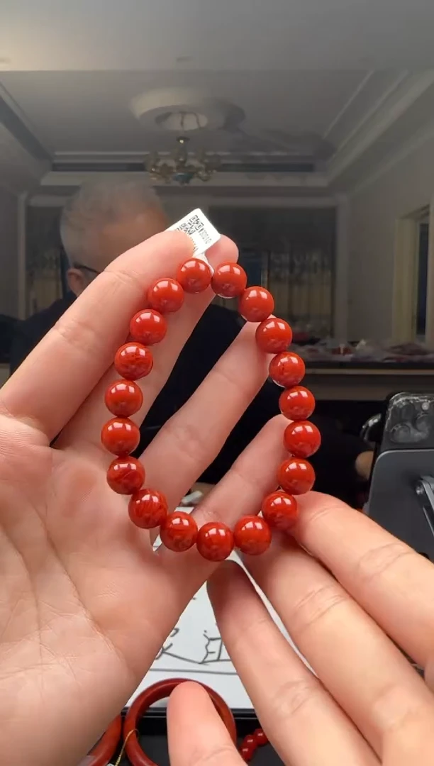 【闪购商品】南红玛瑙10mm瓦西手串圆珠未镶嵌多样性发一件