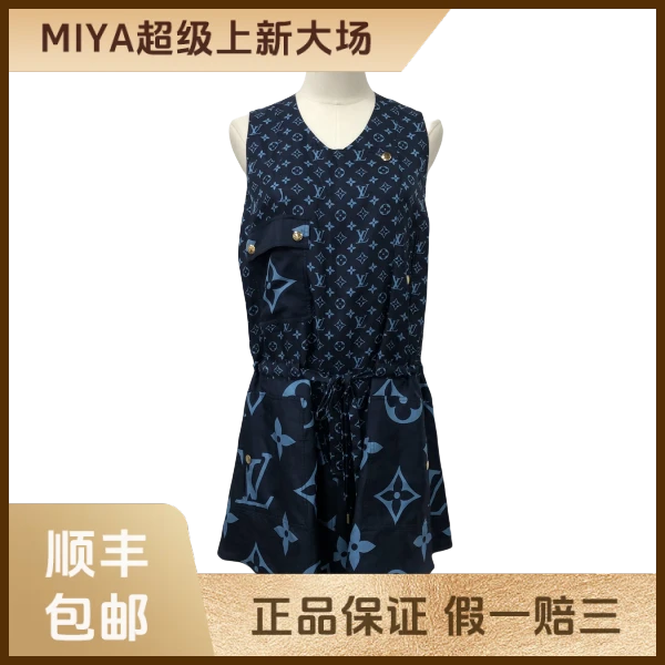 妃鱼/路易威登/桑蚕丝/连衣裙/95新/M2/19