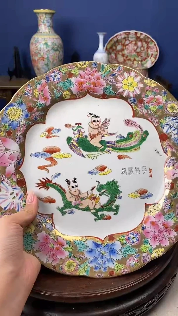 其他微瑕景德镇窑厂瓷摆件单件