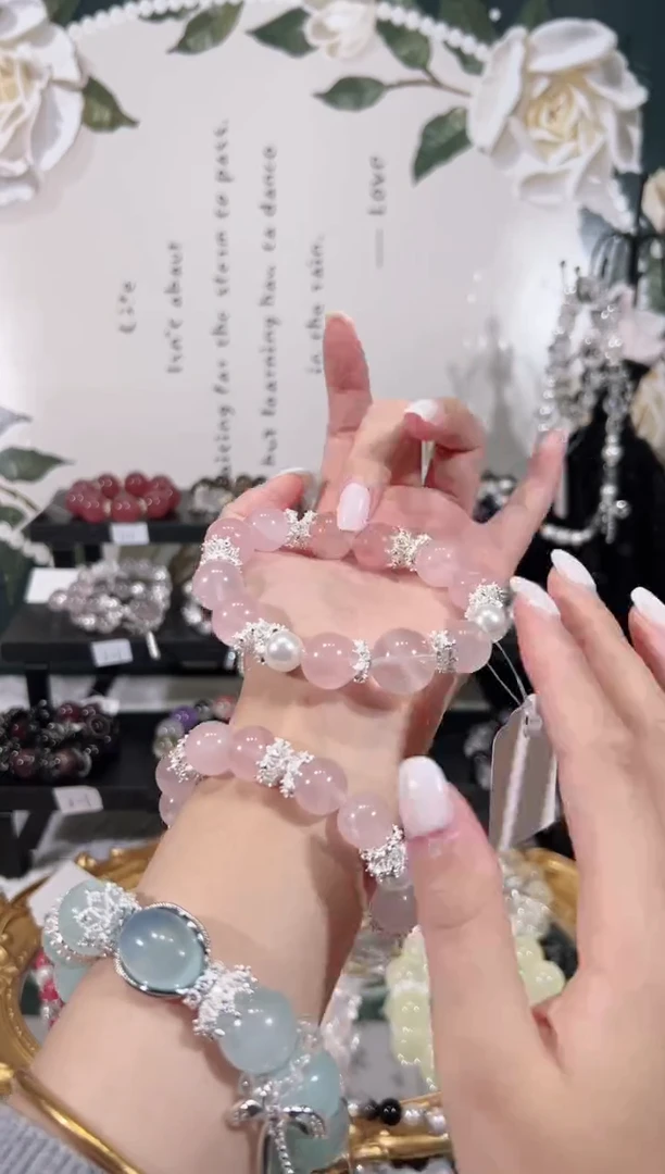 【闪购商品】水晶手链未镶嵌天然水晶默认微瑕 多样性发货发其一