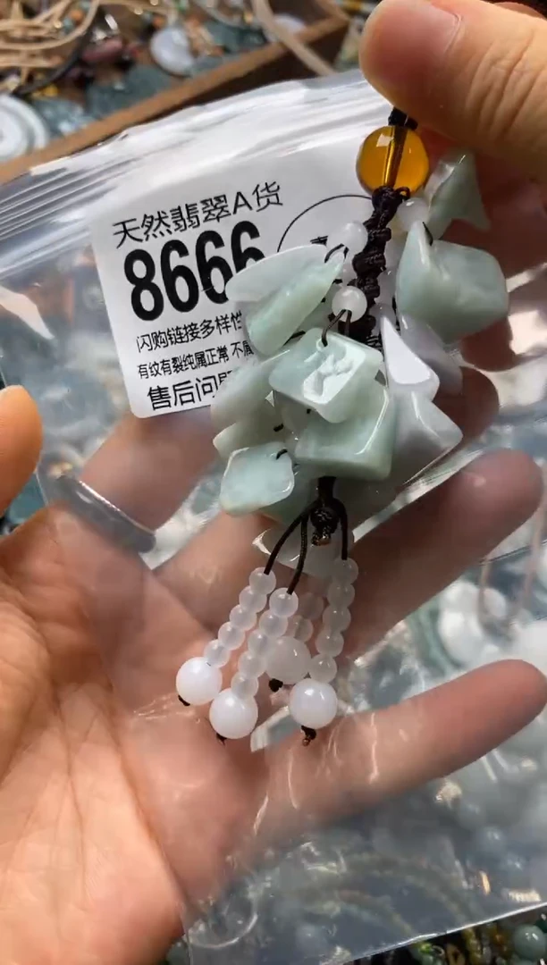 翡翠未镶嵌颈饰翡翠8666