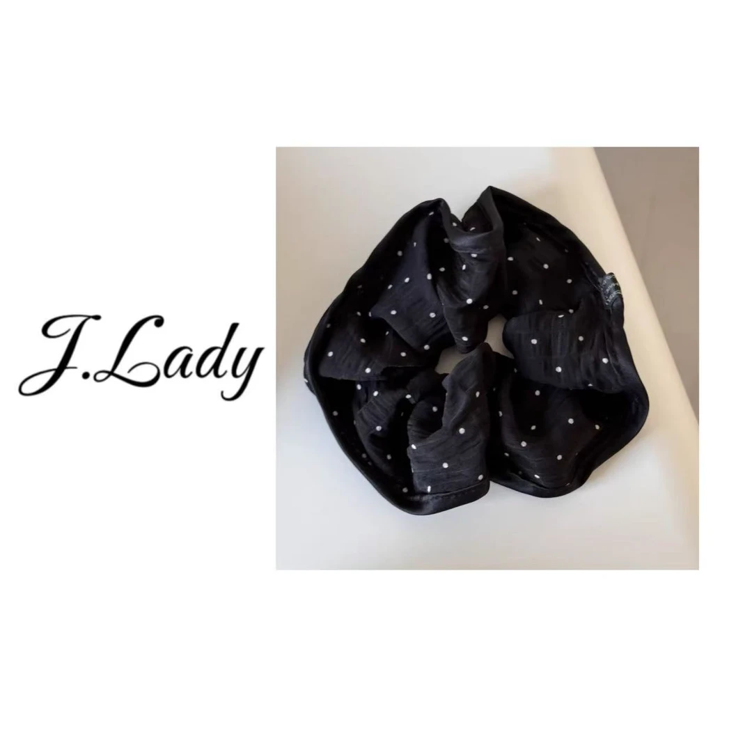 原创设计日韩女甜美风发绳发圈网纱经典高质感穿搭