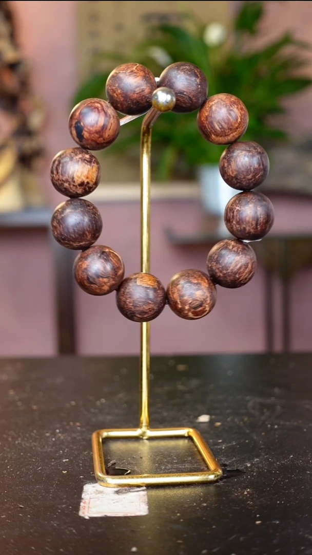 降真香手串/手链海南降真香大叶2.0高货黑油黄金甲沉水单圈50克